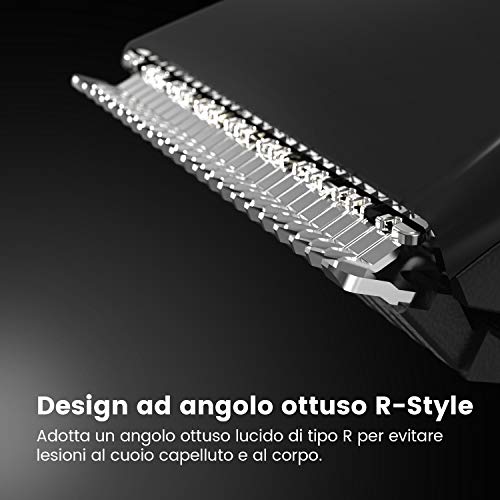 BOIFUN Cortapelos Profesional Hombre Electrico, Kit de Cortapelos para el Hogar Recargable Inalámbrico Portátil, Afeitadora de Barba para Hombre, Adecuado para Uso Diario en el Hogar