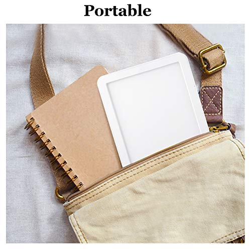 Bojim Lámpara de luz diurna 10000 Lux, Lampara Luminoterapia Sin Rayos UV Con 3 Colores, atenuación continua, Lámpara de terapia de luz con función de memoria, para SAD/depresión/trastorno del sueñ