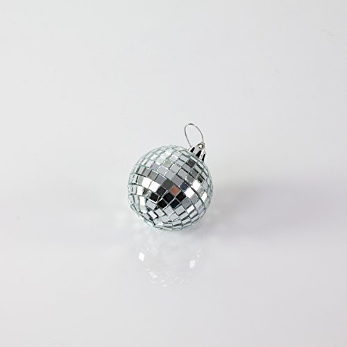 Bola de discoteca GLIX con espejos, Ø 5 cm, plateada - Esfera para colgar / Decoración fiestas - showking