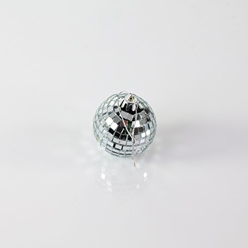 Bola de discoteca GLIX con espejos, Ø 5 cm, plateada - Esfera para colgar / Decoración fiestas - showking