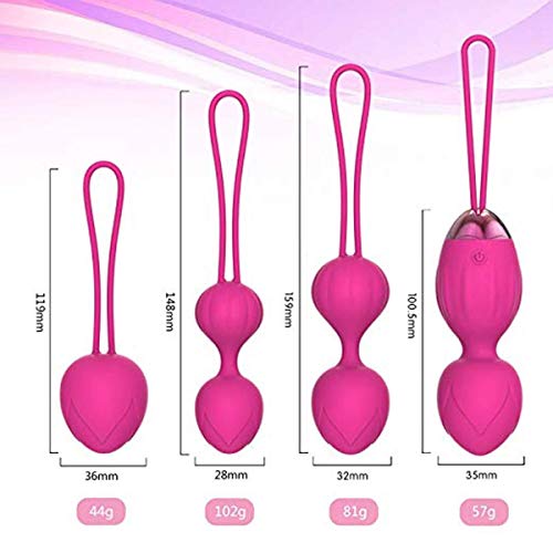 Bola de Masaje 2 en 1 Kegel Ejercicio Peso médico Recomendado Control de vejiga Femenina y Femenina y Ejercicios del Piso pélvico