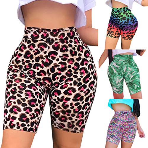 BOLANQ Leggings de Entrenamiento de compresión de Bicicleta de Deslizamiento básico para Mujer Pantalones Cortos de Yoga Capris