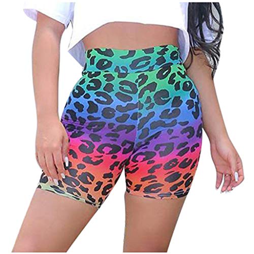 BOLANQ Leggings de Entrenamiento de compresión de Bicicleta de Deslizamiento básico para Mujer Pantalones Cortos de Yoga Capris