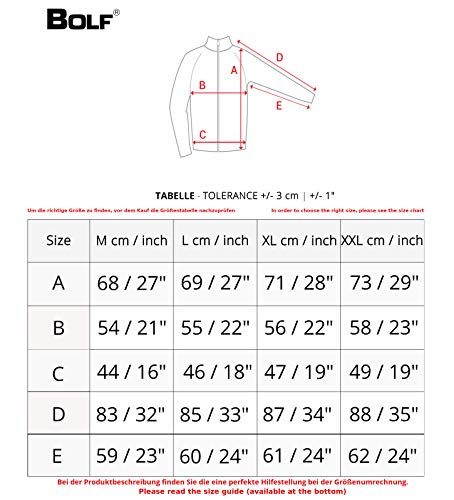BOLF Hombre Sudadera Cerrada sin Capucha Impresión Escote Redondo Estilo Deportivo J.Style DD07 Negro M [1A1]