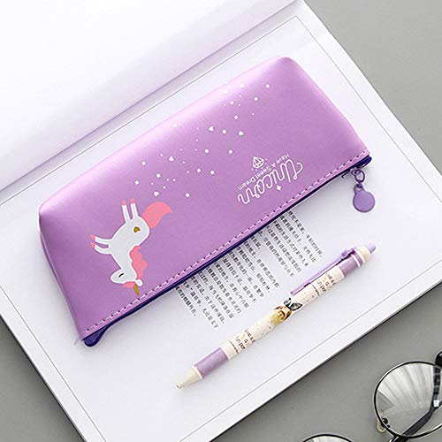 Bolígrafos de unicornio para niñas, regalo de cumpleaños escolar, Aperil juego de bolígrafos de unicornio para escribir con tinta negra suave para niños de 3 4 5 6 7 8 9 10 años, 10 unidades