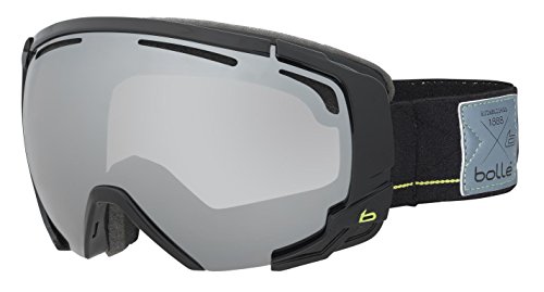 bollé Supreme OTG Màscaras, Unisex Adulto, Shiny Black/Lime, Medium/Large