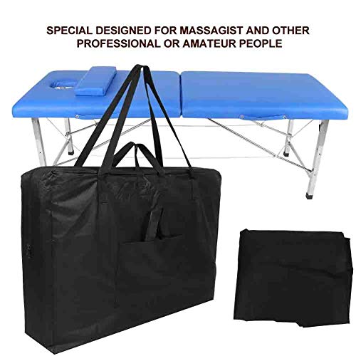 Bolsa de maletín para mesa de masaje, bolsa de hombro de lona universal para accesorios de mesas de spa 100 * 70 cm