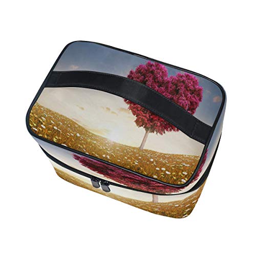 Bolsa de maquillaje Lotus en Pinterest Bolsa de cosméticos Bolsa de aseo de viaje Estuche de tren cosmético Bolsa de maquillaje Maquillaje Organizador Caja de almacenamiento con bolsa de malla