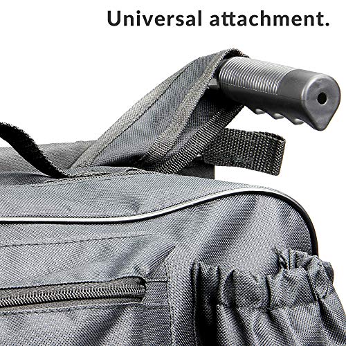 Bolsa de ruedas multifunción | Mochila universal Scooter de movilidad | Acolchado Trasero Multi - Bolsillo Almacenamiento de alta calidad impermeable | Pukkr