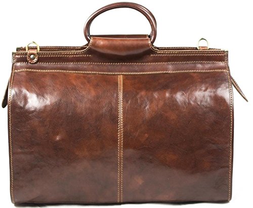 Bolsa de Viaje Unisex escapadas de Fin de Semana - Cuero auténtico Italiano