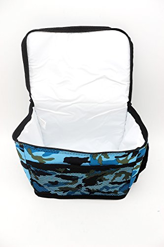 Bolsa Nevera Comida Almuerzo 11 litros，Porta Alimentos de Refrigeración Aislado Resistente al Agua Portátil Mochila de Refrigeración Suave para la Playa/Picnic/Día de Campo/Barbacoa … (Camuflaje)