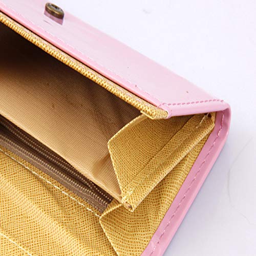 Bolso de Embrague de Billetera Larga de Moda de Color Caramelo para Mujer, día de San Valentín, Esposa, Madre, Amante, niña,