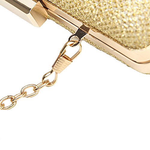 Bolso de embrague, diseñador de la noche de bodas bolso monedero bolso de mano para las mujeres (Rosado)