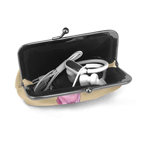 Bolso de la moneda del pug del partido del bolso del cambio del monedero del beso del cierre del broche mini cosmético del maquillaje de las