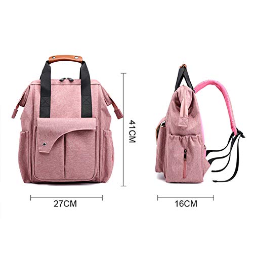 Bolso del Bebé Gran Madre De La Mamá De Nylon del Bolso Mochila De Viaje Mujer Embarazada Pañales De Enfermería Bolsa De Pañales De La Momia,Negro