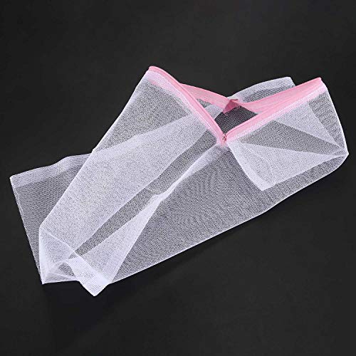 bolso del lavadero - TOOGOO(R) bolsa de lavadora de lavanderia de ropa interior bra calcetines de lenceria de red de malla 30cm x 40cm