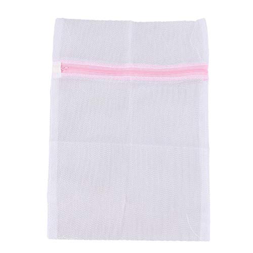 bolso del lavadero - TOOGOO(R) bolsa de lavadora de lavanderia de ropa interior bra calcetines de lenceria de red de malla 30cm x 40cm
