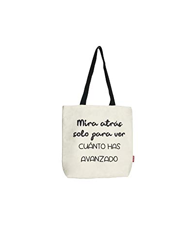 Bolso Tote. Algodón 100%. Blanco. con Cremallera, Forro y Bolsillo Interior. 37 * 38 cm + (asa: 28 cm). Incluye sobre Kraft de Regalo.