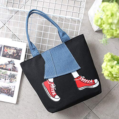 Bolsos Backpack for Girls Yesmile Cremallera del Monedero de Las Mujeres Pachwork Cowboy Bolsos Bolso de Lona Bolsa de Mensajero