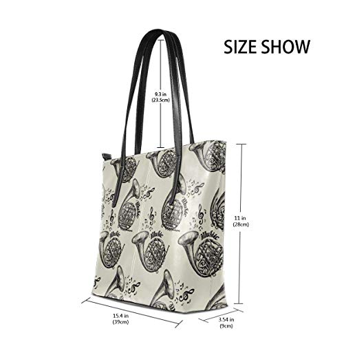 Bolsos y bolsos de la manera del cuerno francés para las mujeres Satchel hombro Tote Bags