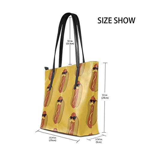 Bolsos y bolsos de la moda del perro caliente de la barba para las mujeres Satchel hombro Tote Bags