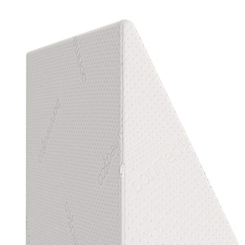 Bonmedico Almohada Wedge Almohada Forma de Cuña para Cama y Sofá Hecha de Espuma, Uso como Cojín de Lectura y Relajación, Cojín de Sofá y Cojín de Rodilla
