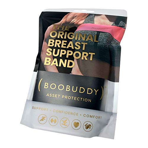 Booband Boobuddy Sujetador Deportivo para Mujer - Yoga Fitness Top para Correr, Entrenar y Hacer Ejercicio - Parte Superior Ajustable y Cómoda - Previene Lesiones y Mejora la Postura - Tamano: M