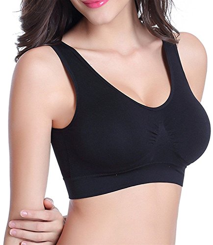 BOOLAVARD Pack 4 Bra - el Confort Bra. Primera Calidad - XL