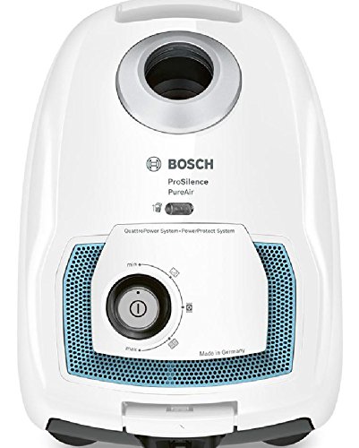 Bosch BGL4SIL69W GL-40 ProSilence Aspirador, 700 W, capacidad de 4 litros, color blanco