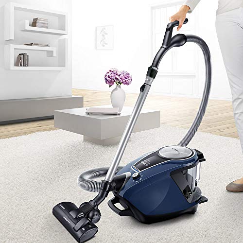 Bosch BGS7RCL Relaxx Ultimate Aspirador sin Bolsa, Extremadamente silencioso 68 decibelios, 700 W, 3 litros, Azul