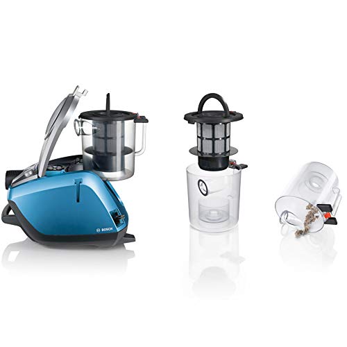 Bosch Relaxx ProSilence BGS5RCL - Aspirador sin bolsa silencioso, 700 W, Color azul plata