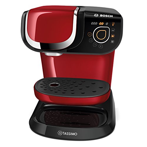 Bosch TAS6003 TASSIMO My Way Cafetera de cápsulas, 1500 W, color rojo