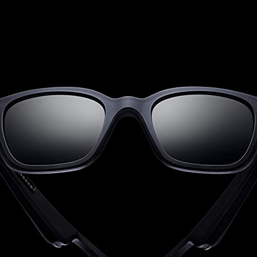 Bose Frames - Gafas de sol con altavoces, S/M, lentes polarizadas, color plata
