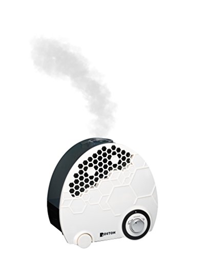 Boston Tech Humidificador WE-109. Tecnología ultrasónica, Vapor Frio, 4L, Caudal Regulable, bajo Consumo, silencioso