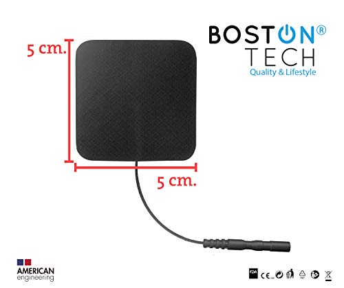 Boston Tech - WE-112 - Electroestimulador Digital Profesional 3 en 1, TENS, EMS, Masaje. Alivio al Dolor y Fortalecimiento Muscular para Todo el Cuerpo.