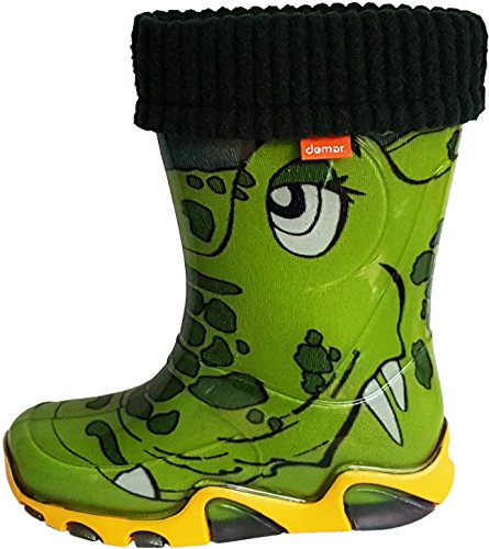 Botas de agua para niños forradas Cocodrilo 26/27