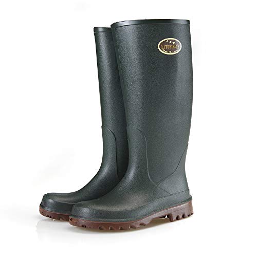 Botas para Caminar para Hombres, Muy Ligeras, Neotane 3 Veces más duraderas Que Las Botas de Goma comparables, Incl. Plantilla para pies Secos y cálidos, Suela marrón Antideslizante, EU 41