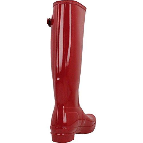 Botas para Mujer, Color Rojo, Marca HUNTER, Modelo Botas para Mujer HUNTER Original Tall Gloss Black Rojo