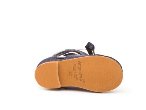 Botas Pascualas Charol-Napa para Niñas Todo Piel mod.1000. Calzado Infantil Made in Spain, Garantia de Calidad. (26, Azul Marino)