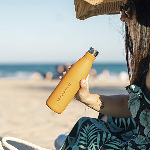 Botella de Agua de Acero Inoxidable | 750 ml | Botella Térmica | Bebidas Frías Durante 24 Horas y Calientes hasta 12 Horas | Acero Inoxidable con Aislamiento de Doble Pared | Botella Libre de BPA