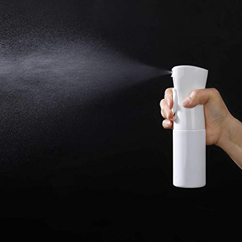 Botella Pulverizador Agua Peluqueria Fina Niebla Pulverizador Continuo Pulverizador Recargable Vacío spray Rizos pulverizar para Pelo Cara Plantas 160ml