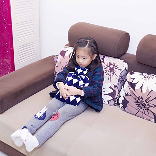 Botellas de Agua Caliente,Caucho de Gran Capacidad 2L Con Cubierta de Felpa Suave Prevenir Resfriados,Aliviar el Dolor