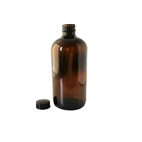 Botellas de vidrio ámbar Spray - 16 Oz grande recargable del es ideal for los aceites esenciales, productos de limpieza, productos de limpieza caseros, aromaterapia, tratamientos de belleza orgánicos