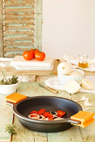 BRA Efficient - Batería 5 piezas, de aluminio fundido con antiadherente, apta para todo tipo de cocinas incluso inducción