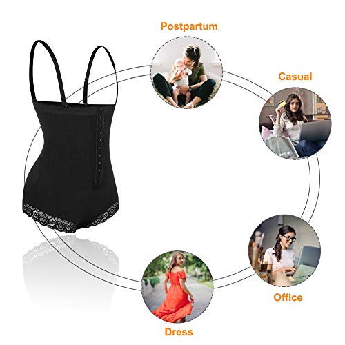 Braga Faja Mujer Chaleco Tirante Adjustable Desmontable Moldeadora Reductora Shapewear Lencería Mujer Push Up Mujer Body Reductor Sin Costuras Slimming Corsé Adelgazante Postparto