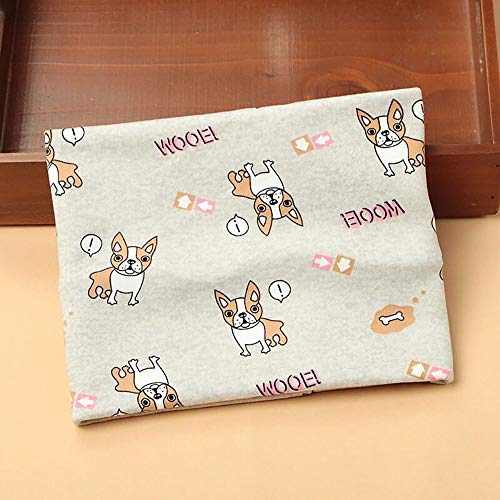 Braga Para El Cuello De Algodón Térmica Infantil Para Niños Y Niñas Doble Capa Con Dibujo Unisex Con Borreguito Forrado Por Dentro Para Invierno Cálido (Perro, Mayor de 2 Años)