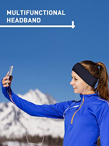 Bragas de Cuello Mágica Bandana de Cabeza Multifuncional Pasamontañas Transpirables para Hombres y Mujeres, Senderismo Ciclismo al Aire Libre (Azul Marino)