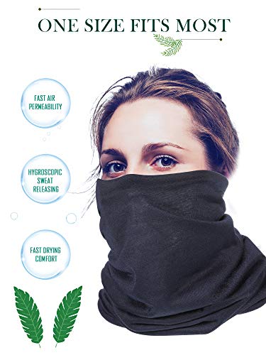 Bragas de Cuello Mágica Bandana de Cabeza Multifuncional Pasamontañas Transpirables para Hombres y Mujeres, Senderismo Ciclismo al Aire Libre (Azul Marino)