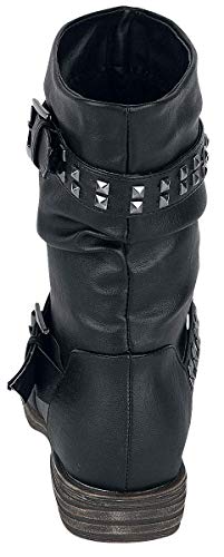 Brandit Botas Biker de Chica Mujer Botas Negro EU39, Poliuretano, [Effekte/Besonderheiten] + Regular