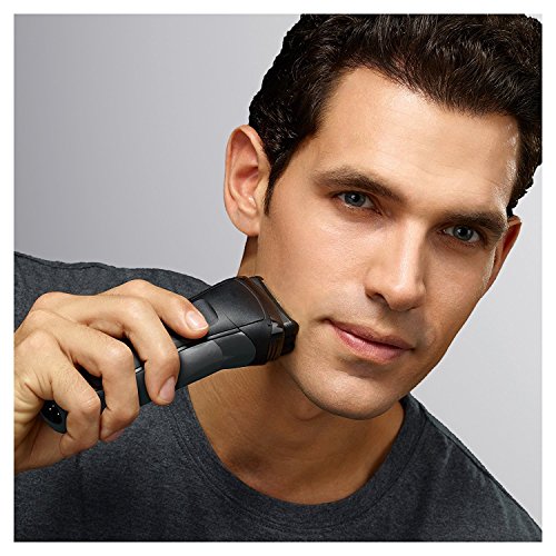 Braun Series 3 Shave&Style 300BT, Afeitadora eléctrica 3 en 1, maquinilla para hombre con recortadora de precisión para la barba, 5 peines, color negro